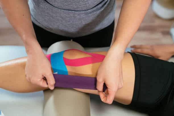 Best Kinesio taping by 60 Plus Care in Kolkata